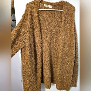 Metallic accent cardigan